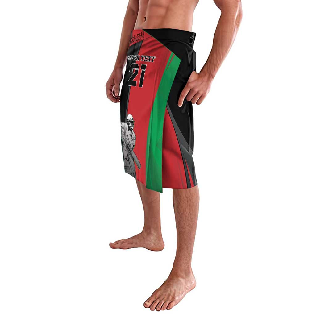 Custom Afghanistan Cricket Lavalava Sporty Version