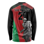 Custom Afghanistan Cricket Long Sleeve Shirt Sporty Version