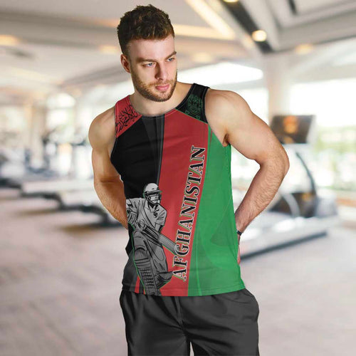 Custom Afghanistan Cricket Men Tank Top Sporty Version