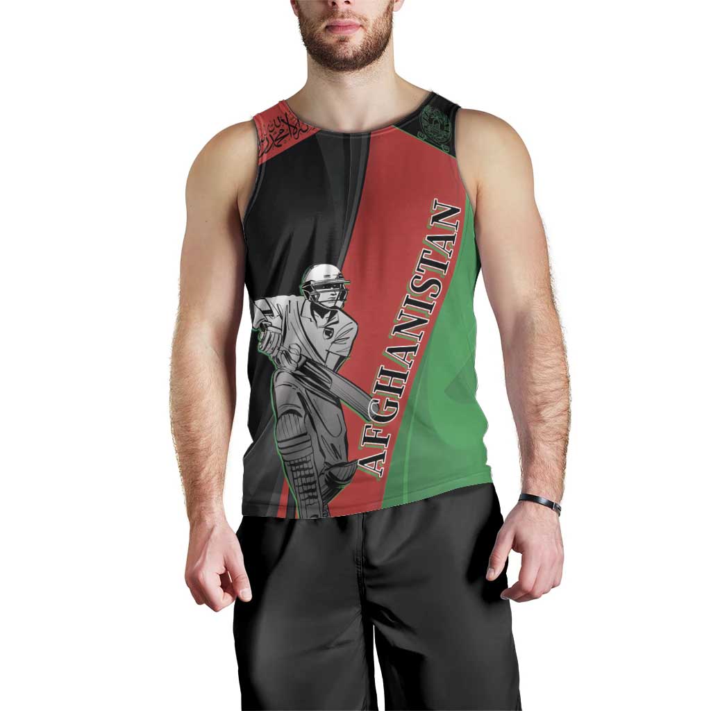 Custom Afghanistan Cricket Men Tank Top Sporty Version
