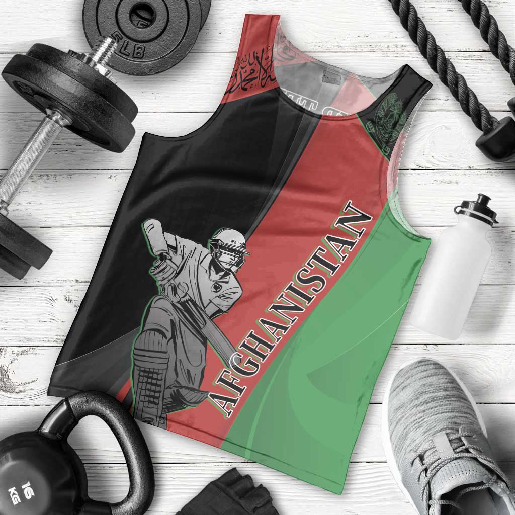 Custom Afghanistan Cricket Men Tank Top Sporty Version