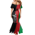 Custom Afghanistan Cricket Mermaid Dress Sporty Version