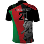 Custom Afghanistan Cricket Polo Shirt Sporty Version