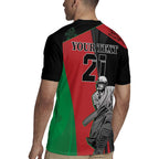 Custom Afghanistan Cricket Rugby Jersey Sporty Version