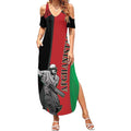 Custom Afghanistan Cricket Summer Maxi Dress Sporty Version