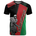 Custom Afghanistan Cricket T Shirt Sporty Version