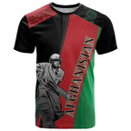 Custom Afghanistan Cricket T Shirt Sporty Version