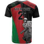 Custom Afghanistan Cricket T Shirt Sporty Version