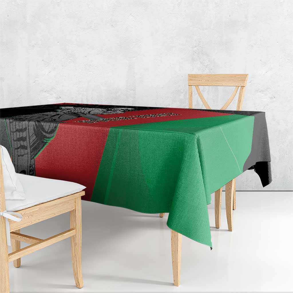 Custom Afghanistan Cricket Tablecloth Sporty Version