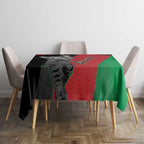 Custom Afghanistan Cricket Tablecloth Sporty Version