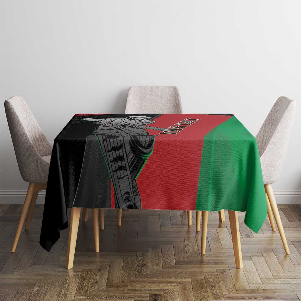 Custom Afghanistan Cricket Tablecloth Sporty Version