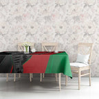 Custom Afghanistan Cricket Tablecloth Sporty Version