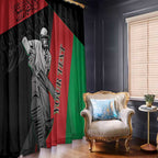 Custom Afghanistan Cricket Window Curtain Sporty Version