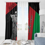 Custom Afghanistan Cricket Window Curtain Sporty Version