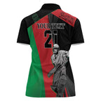 Custom Afghanistan Cricket Women Polo Shirt Sporty Version