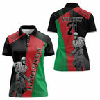 Custom Afghanistan Cricket Women Polo Shirt Sporty Version