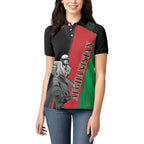 Custom Afghanistan Cricket Women Polo Shirt Sporty Version