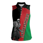 Custom Afghanistan Cricket Women Sleeveless Polo Shirt Sporty Version