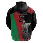 Custom Afghanistan Cricket Zip Hoodie Sporty Version