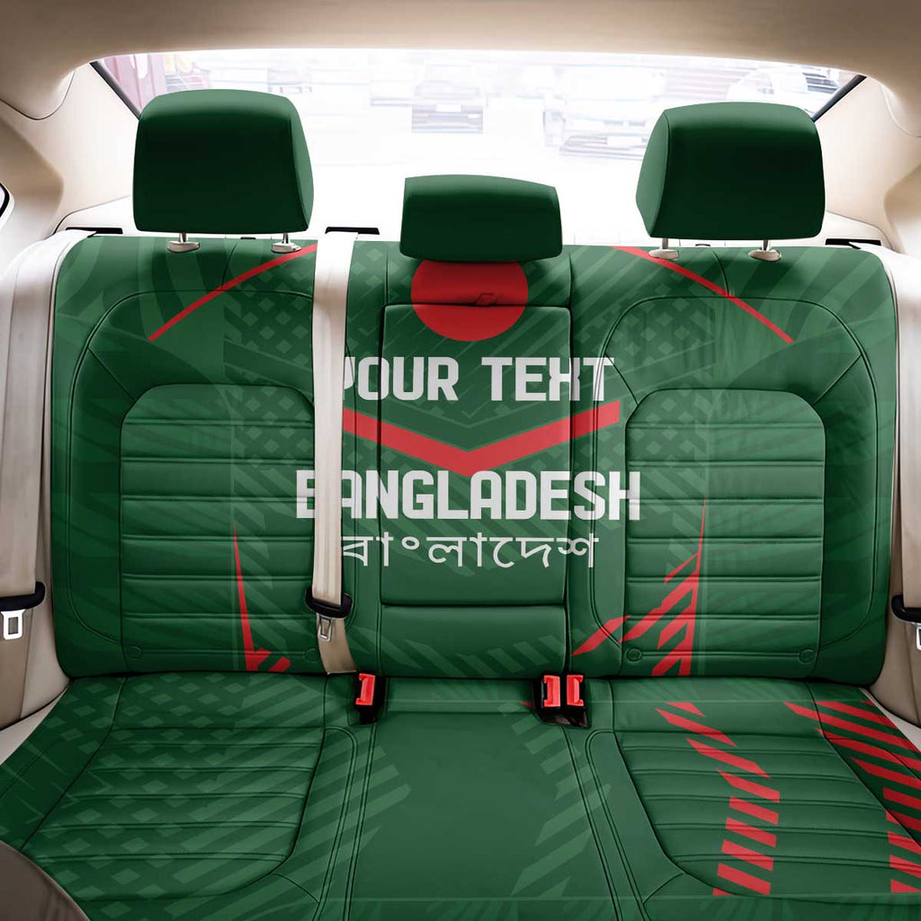 Custom Bangladesh Cricket Back Car Seat Cover Go Tigers Sporty Version