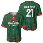 Custom Bangladesh Cricket Baseball Jersey Go Tigers Sporty Version