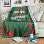 Custom Bangladesh Cricket Blanket Go Tigers Sporty Version