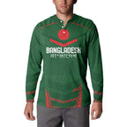 Custom Bangladesh Cricket Button Sweatshirt Go Tigers Sporty Version