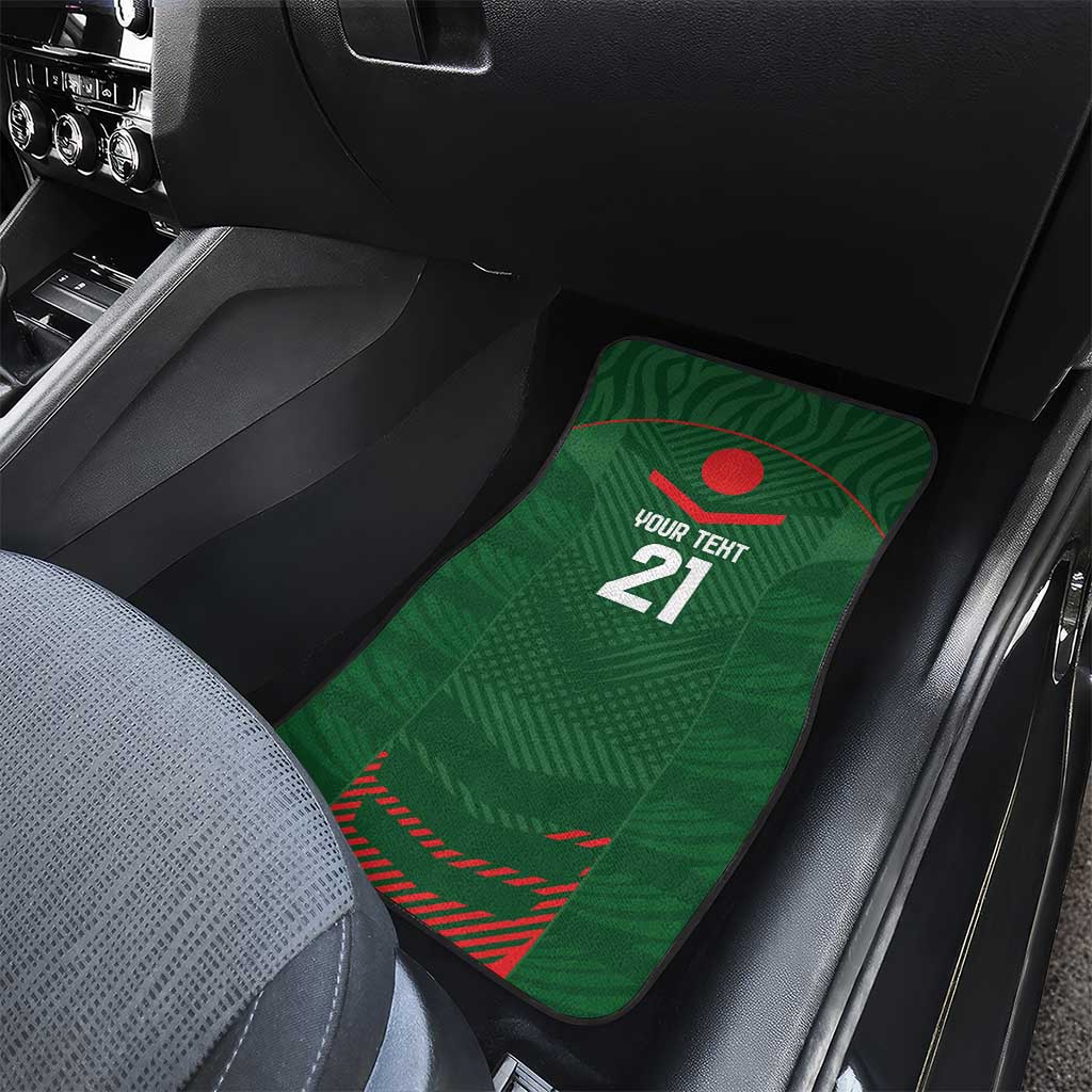 Custom Bangladesh Cricket Car Mats Go Tigers Sporty Version