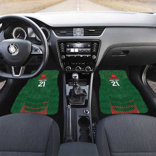 Custom Bangladesh Cricket Car Mats Go Tigers Sporty Version