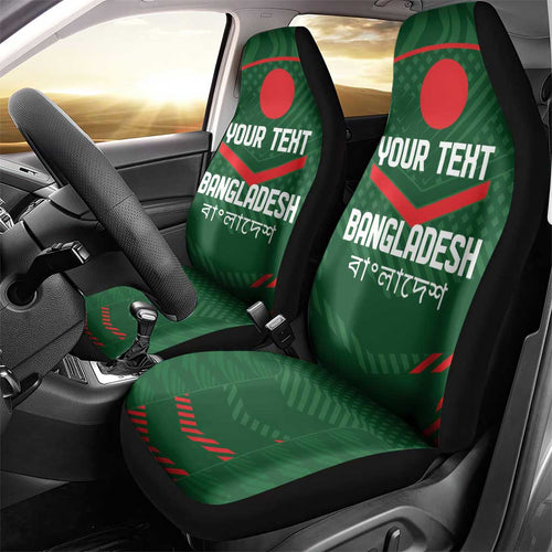 Custom Bangladesh Cricket Car Seat Cover Go Tigers Sporty Version
