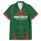 Custom Bangladesh Cricket Family Matching Mermaid Dress and Hawaiian Shirt Go Tigers Sporty Version
