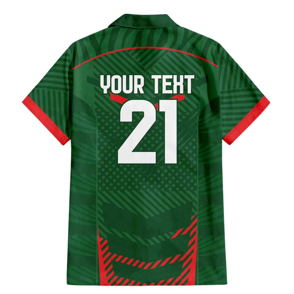 Custom Bangladesh Cricket Family Matching Mermaid Dress and Hawaiian Shirt Go Tigers Sporty Version