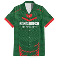 Custom Bangladesh Cricket Family Matching Short Sleeve Bodycon Dress and Hawaiian Shirt Go Tigers Sporty Version