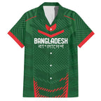 Custom Bangladesh Cricket Family Matching Short Sleeve Bodycon Dress and Hawaiian Shirt Go Tigers Sporty Version