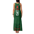 Custom Bangladesh Cricket Family Matching Tank Maxi Dress and Hawaiian Shirt Go Tigers Sporty Version