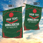 Custom Bangladesh Cricket Garden Flag Go Tigers Sporty Version