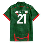 Custom Bangladesh Cricket Hawaiian Shirt Go Tigers Sporty Version