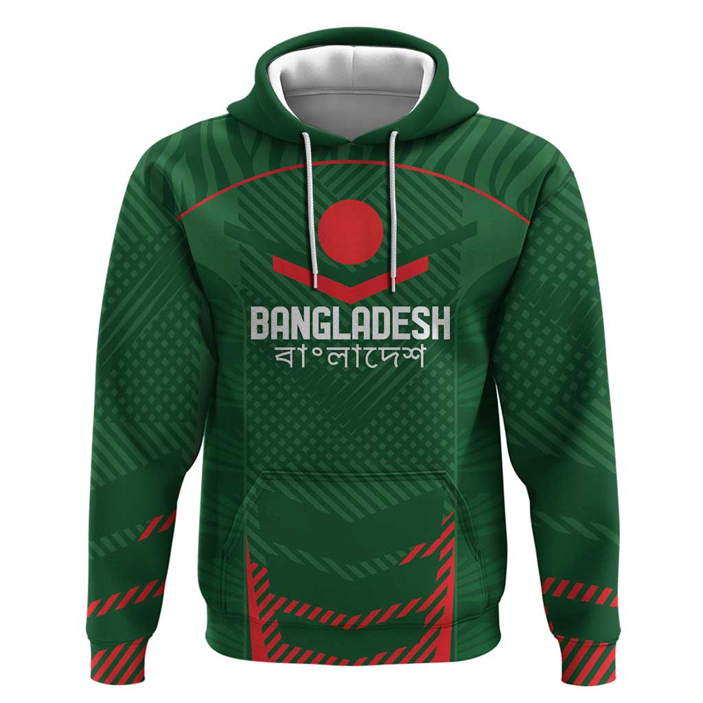 Custom Bangladesh Cricket Hoodie Go Tigers Sporty Version