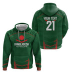 Custom Bangladesh Cricket Hoodie Go Tigers Sporty Version