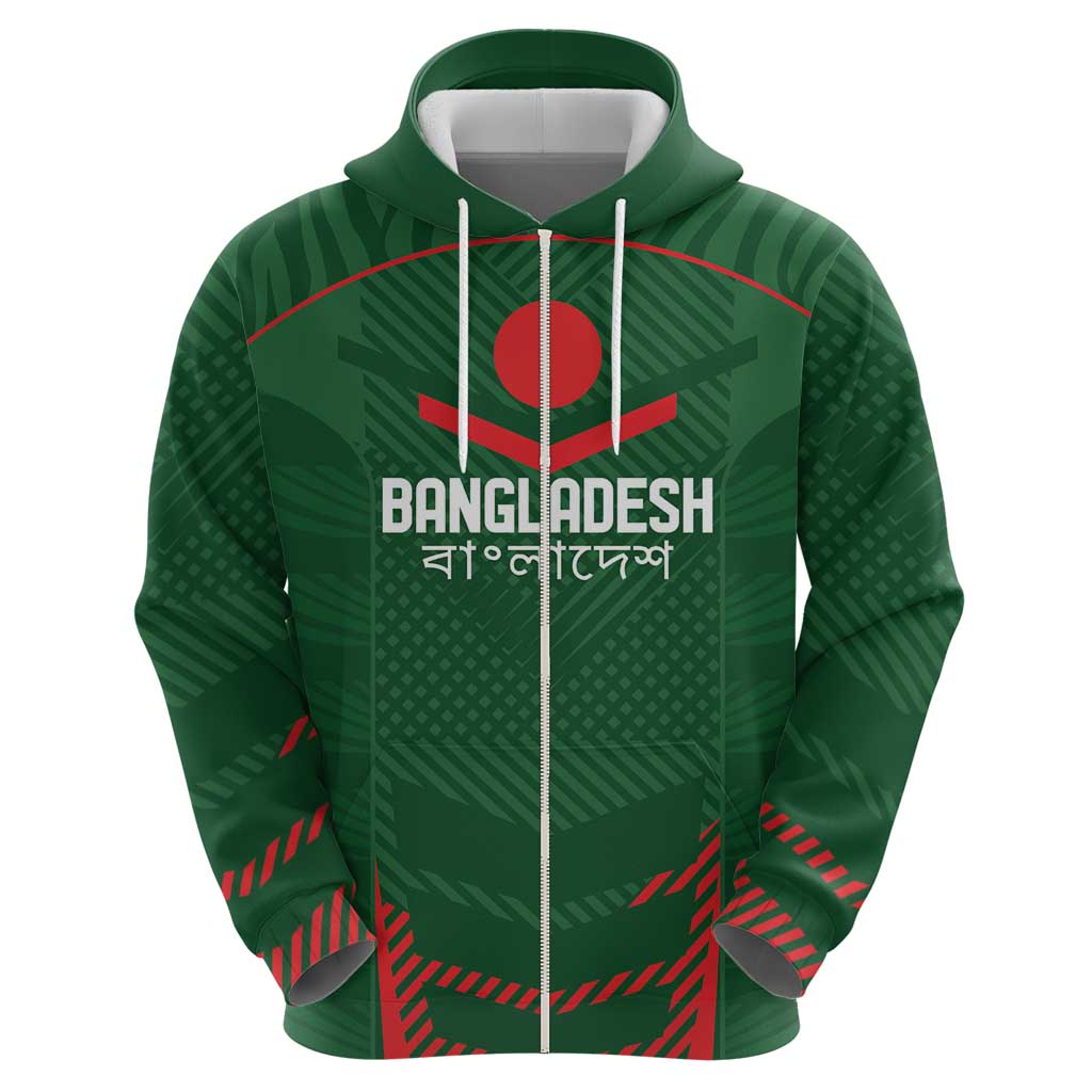 Custom Bangladesh Cricket Hoodie Go Tigers Sporty Version