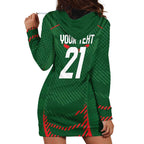 Custom Bangladesh Cricket Hoodie Dress Go Tigers Sporty Version