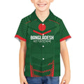Custom Bangladesh Cricket Kid Hawaiian Shirt Go Tigers Sporty Version