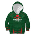 Custom Bangladesh Cricket Kid Hoodie Go Tigers Sporty Version