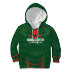 Custom Bangladesh Cricket Kid Hoodie Go Tigers Sporty Version
