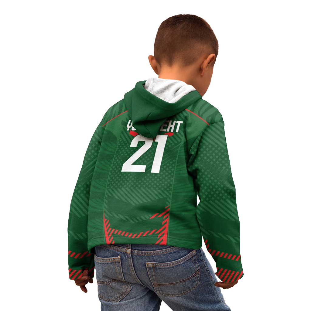 Custom Bangladesh Cricket Kid Hoodie Go Tigers Sporty Version