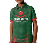 Custom Bangladesh Cricket Kid Polo Shirt Go Tigers Sporty Version