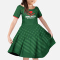 Custom Bangladesh Cricket Kid Short Sleeve Dress Go Tigers Sporty Version