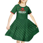 Custom Bangladesh Cricket Kid Short Sleeve Dress Go Tigers Sporty Version