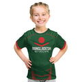 Custom Bangladesh Cricket Kid T Shirt Go Tigers Sporty Version