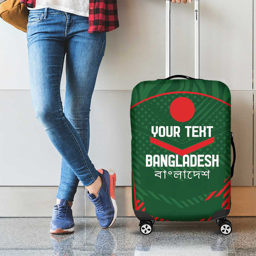 Custom Bangladesh Cricket Luggage Cover Go Tigers Sporty Version
